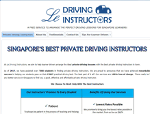 Tablet Screenshot of ledrivinginstructorssg.com